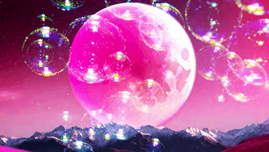 Image for Pink Bubble Moon (Massage with Bubbles)